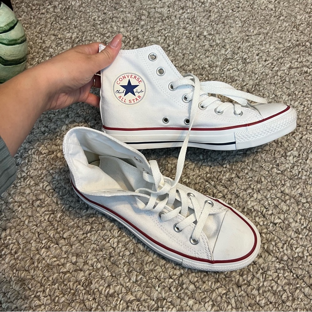 White high top converse